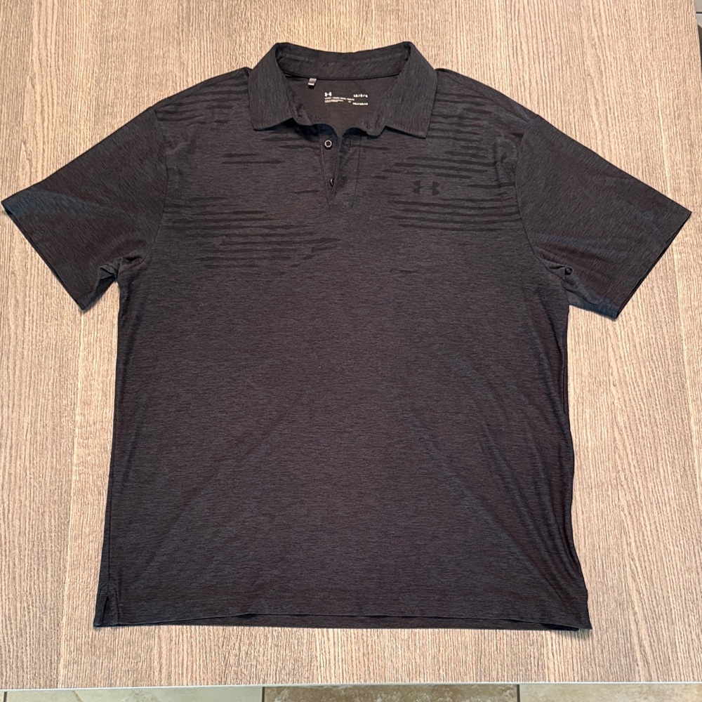 Under Armour Men's Charcoal Polo Shirt